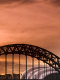 Newcastle and Gateshead  Tyne Bridge and the Sage  Tyne and Wear  England  UK