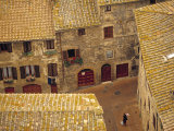 Village of San Gimignano  Tuscany  Italy