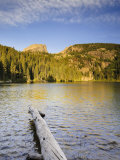 Hallet Peak and Bear Lake  Rocky Mountain National Park  Estes Park  Colorado  USA