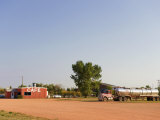 Cafe on Highway 85  North Dakota  USA