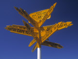 Signpost  Bluff  Stirling Point  South Island  New Zealand