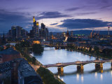 Skyline  Frankfurt-Am-Main  Hessen  Germany