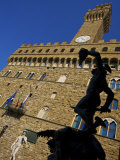 Benvenuto Cellini's Statue of Perseus Holding the Head of Medusa  Florence  Italy