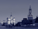St Basil's Cathedral and Kremlim  Red Square  Moscow  Russia