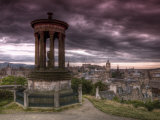 Carlton Hill  Stewart Monument  Edinburgh  Scotland  UK