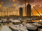 Port Olimpic  Barcelona  Spain