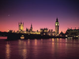 Big Ben and Houses of Parliamant  London  England