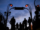 Metro Entrance  Montmartre  Paris  France