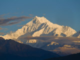 Kangchendzonga Range  View of Kanchenjunga  Ganesh Tok Viewpoint  Gangtok  Sikkim  India