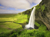 Seljalandfoss Waterfall  South Coast  Iceland