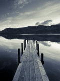 Brandelhow Bay Jetty  Derwentwater  Keswick  Lake District  Cumbria  England