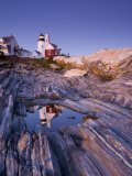 Pemaquid Point Lighthouse  Maine  USA