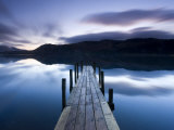 Brandelhow Bay Jetty  Derwentwater  Keswick  Lake District  Cumbria  England