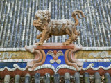 Temple Roof Detail  Mingshan  Fengdu Ghost City  Fengdu  Yangtze River  Chongqing Province  China
