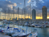 Port Olimpic  Barcelona  Spain