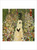 Garden Path with Chickens