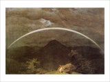 Mountain Landscape with Rainbow