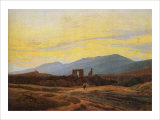 Ruins of Eldena Abbey and the Riesengebirge