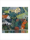 Houses at Unterach on the Attersee