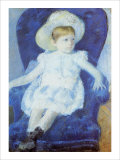 Elsie in a Blue Chair