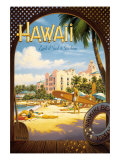 Hawaii  Land of Surf and Sunshine