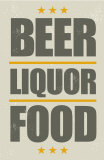 Beer  Liquor  Food