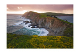 Sunset Chimney Rock  Point Reyes Seashore Ca