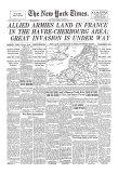 New York Times  June 6  1944: D-Day