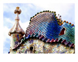 Casa Batllo Roof Top  Barcelona  Spain