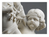 Les Génies de la Peinture et de la Sculpture se disputant la couronne