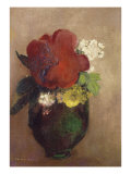 Vase of Flowers  Red Poppy
