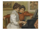 Yvonne et Christine Lerolle au piano
