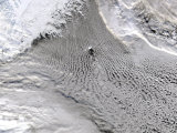 Cloud Vortices Off Jan Mayen Island  Greenland Sea