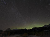 Quadrantid Meteor Shower  Milky Way and Aurora