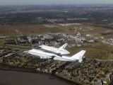 Space Shuttle Endeavour Mounted on a Modified Boeing 747 Shuttle Carrier Aircraft