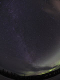 Milky Way and Aurora