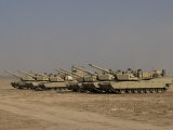 M1 Abrams Tanks at Camp Warhorse