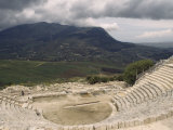 Roman Amphitheater Ruins in Sicily  Italy