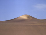 Dramatic Sand Dunes in Ica  Peru