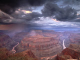 Monsoon Storm in the Grand Canyon  Alarcon Terrace  Conquistador Aisle  Grand Canyon  Arizona
