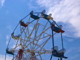 Ferris Wheel Against a Summer Sky  New London  Connecticut  USA