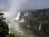 Monstrous Iguazu Waterfalls Cascade into a Subtropical Rainforest  Iguazu National Park  Argentina