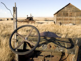 Abandoned Car and Farmstead Near White Bear  Saskatchewan  Canada