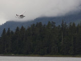 Float Plane Takes Off from the Fishing Village of Craig on Prince of Wales Island  Craig  Alaska