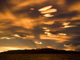Dramatic Sky with Clouds at Sunset  Tierra del Fuego  Argentina