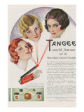 Tangee  Magazine Advertisement  UK  1930