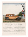 Lincoln  Magazine Advertisement  USA  1932