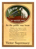 HMV Victor  Magazine Plate  UK  1920