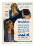 Amami Shampoos  Magazine Advertisement  UK  1920