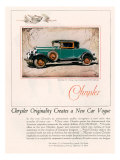 Chrysler  Magazine Advertisement  USA  1928